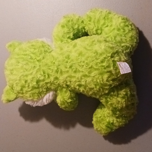 Lime Green Stuffed Animal Gift Toy #eshopchicago - Picture 3 of 4
